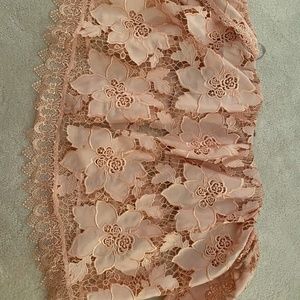 Lovers & Friends strapless embroidered top